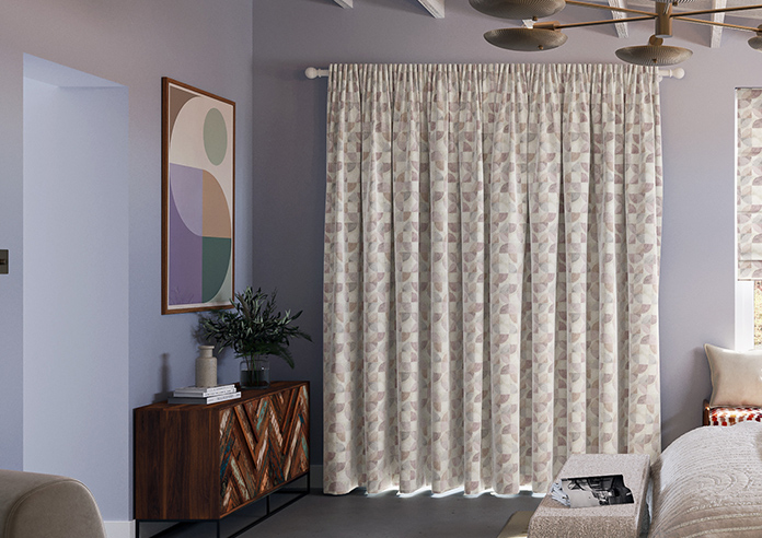 Mosaic Tile, Very Berry - Made to Measure Curtains - Image 7